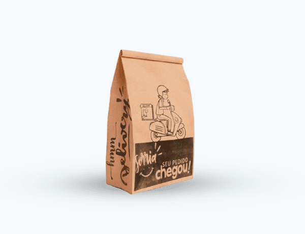 SACO KRAFT ESTAMPADO
