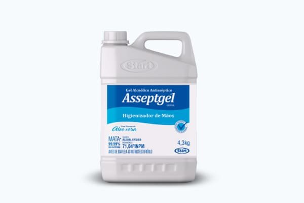 ÁLCOOL GEL 4,3 KG ASSEPTGEL 5L SPARTAN