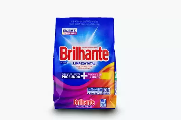 sabao em po brilhante